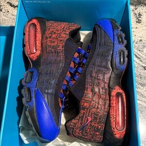 Nike Air Max 95 “Doernbecher 15th Anniversary” Black and Blue with Red Accents
